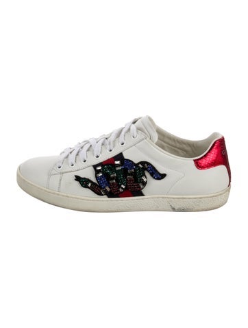 Gucci Sneakers Web Accent Leather IT 39 | 9