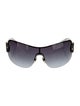 Gucci Interlocking G Logo Shield Sunglasses