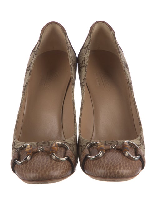 Gucci GG Canvas Canvas Pumps