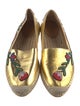 Gucci Leather Printed Espadrilles