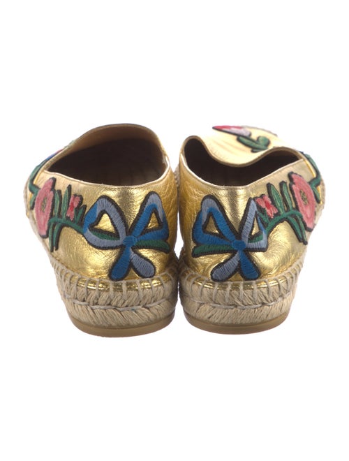 Gucci Leather Printed Espadrilles