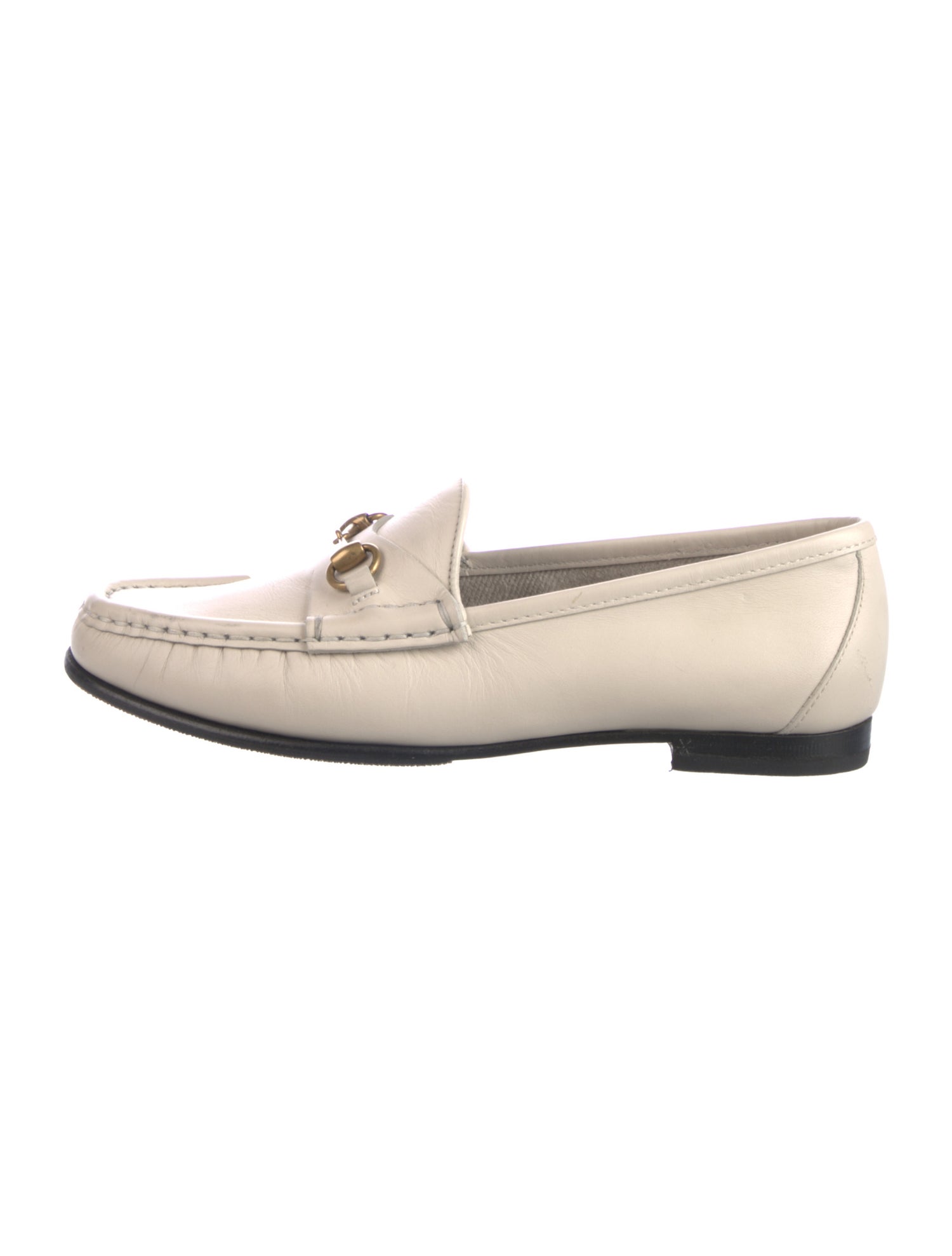 Gucci Horsebit Accent Leather Loafers