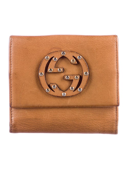 Gucci Vintage Interlocking G Logo Compact Wallet