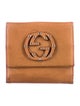 Gucci Vintage Interlocking G Logo Compact Wallet