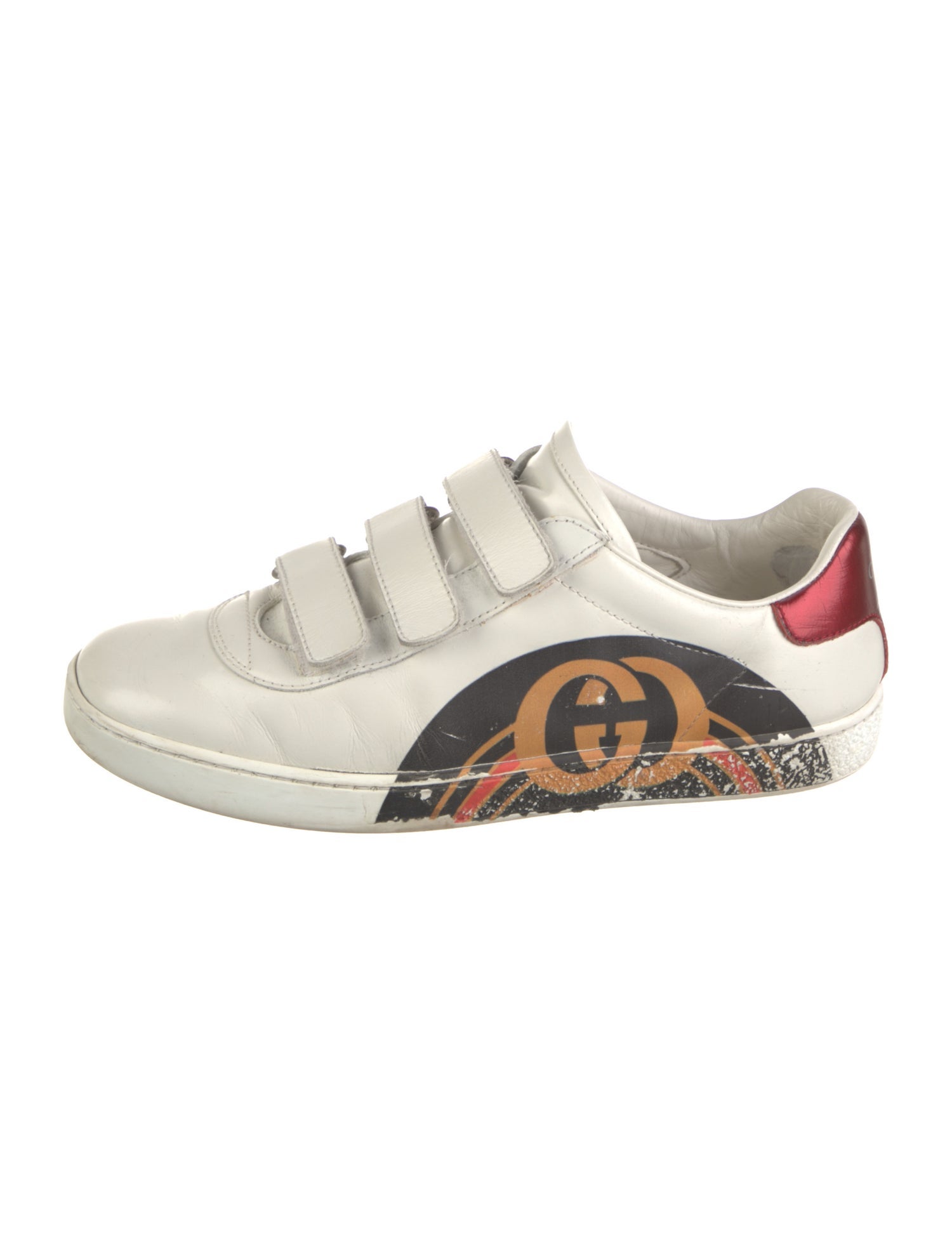 Gucci Interlocking G Logo Leather Sneakers