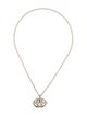 Gucci Interlocking G Logo Britt Toggle Necklace