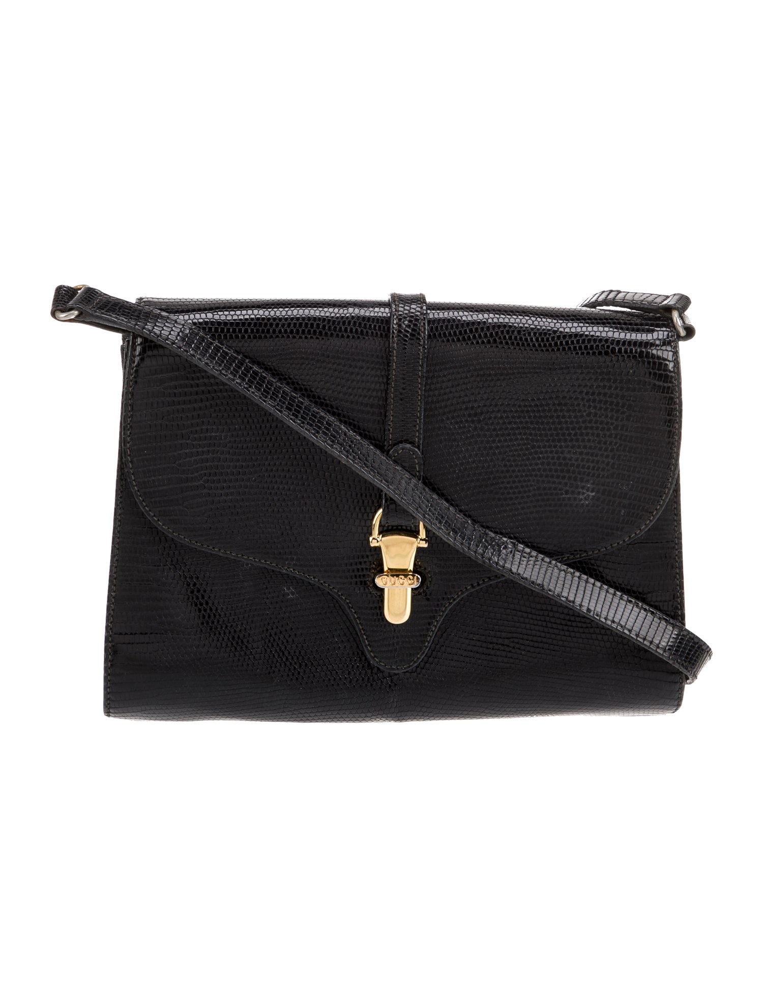 Gucci Lizard Shoulder Bag Vintage