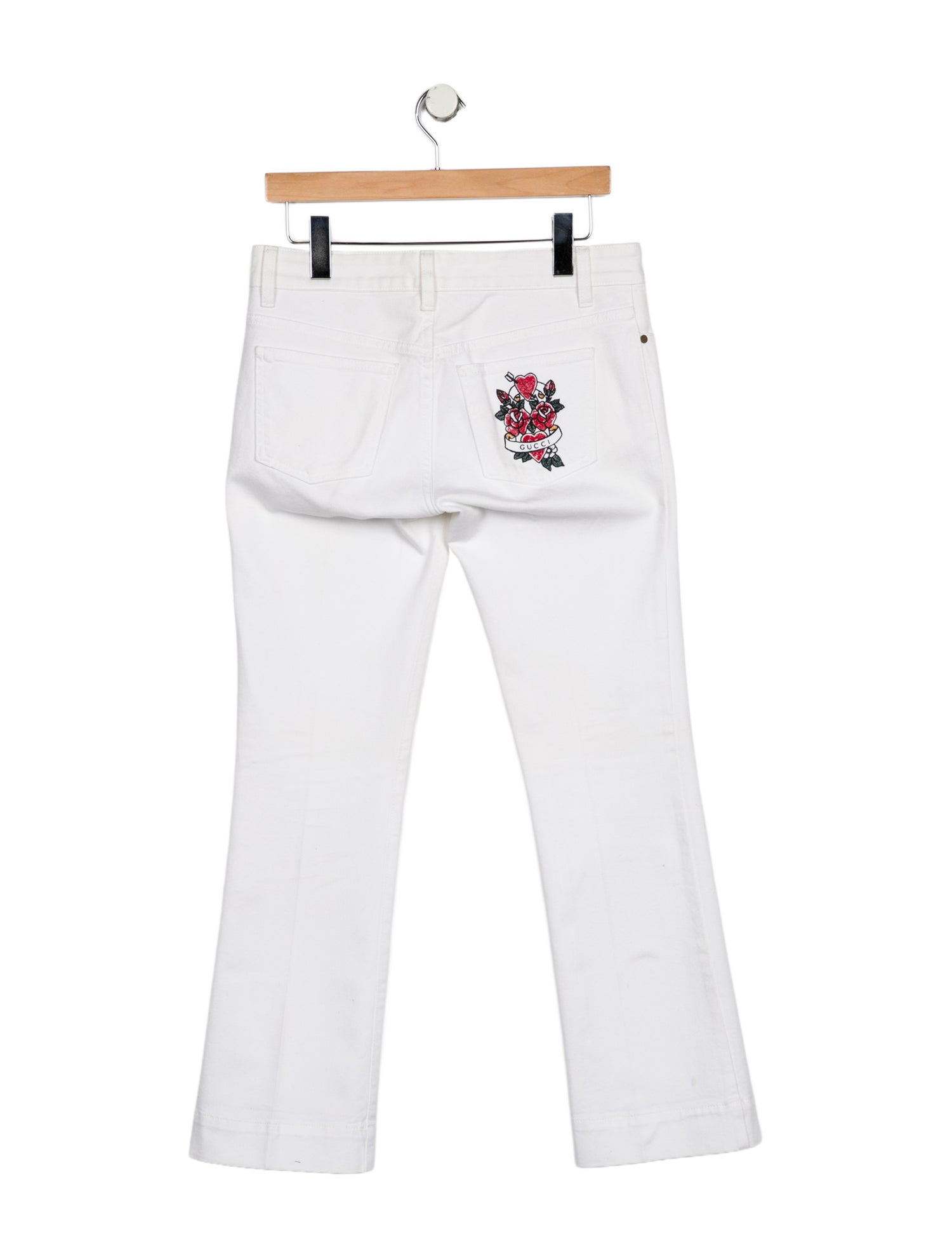 Gucci Mid-Rise Wide Leg Jeans