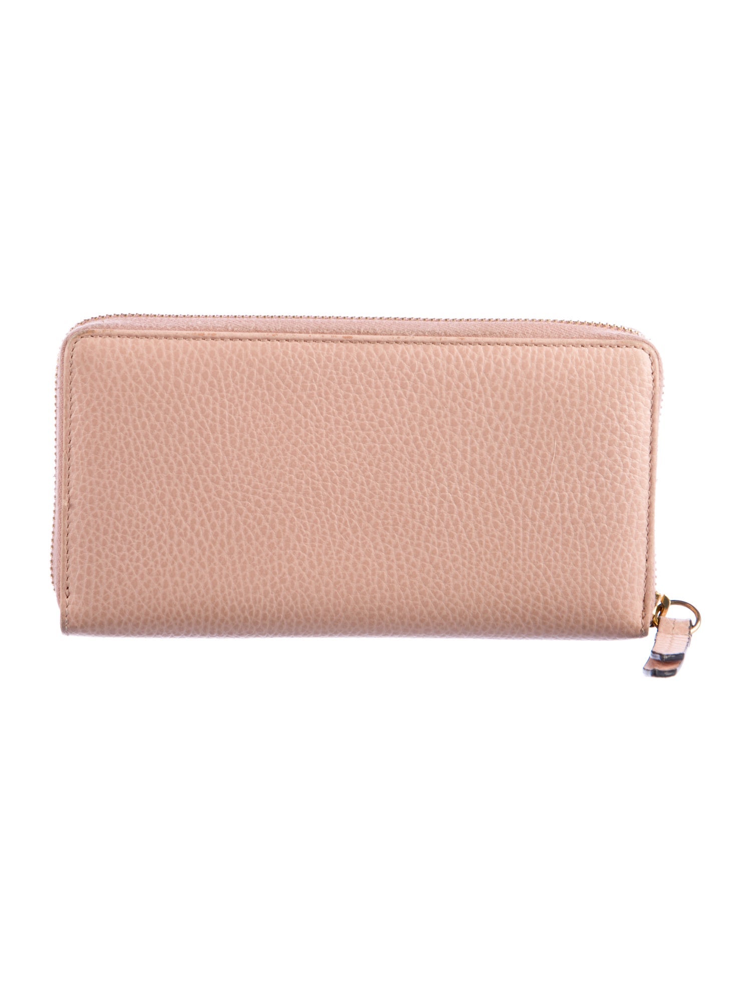 Gucci Double G Logo Leather Continental Wallet