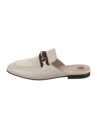 Gucci Horsebit Accent Leather Mules
