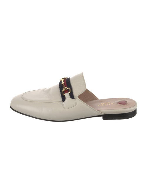Gucci Horsebit Accent Leather Mules