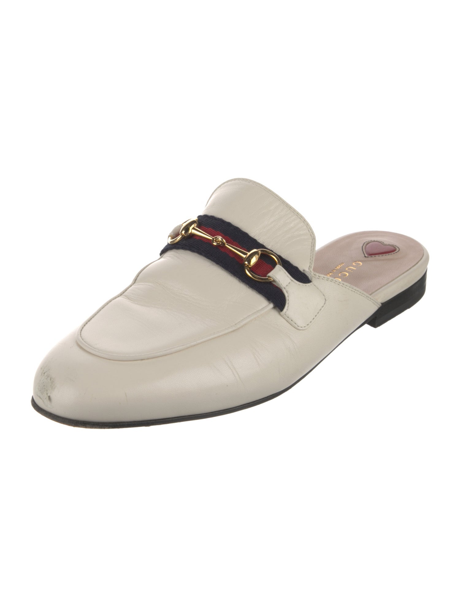Gucci Horsebit Accent Leather Mules