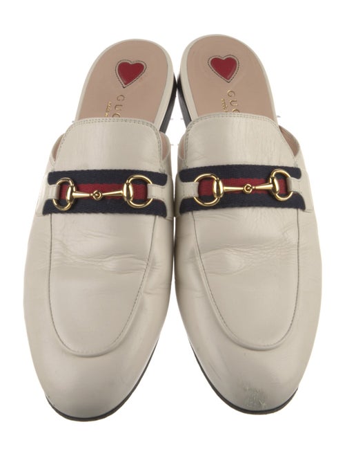 Gucci Horsebit Accent Leather Mules