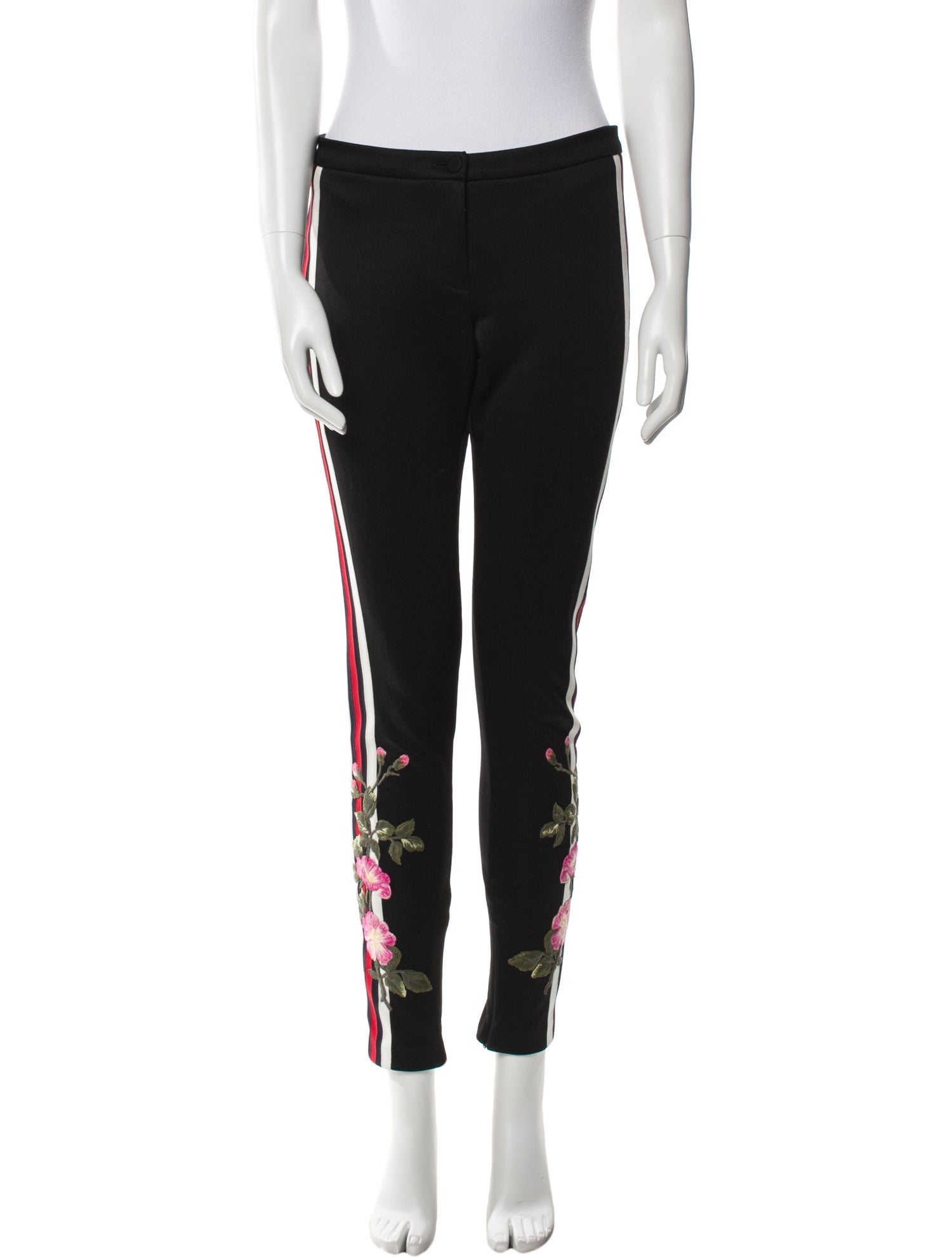 Gucci Striped Skinny Leg Pants