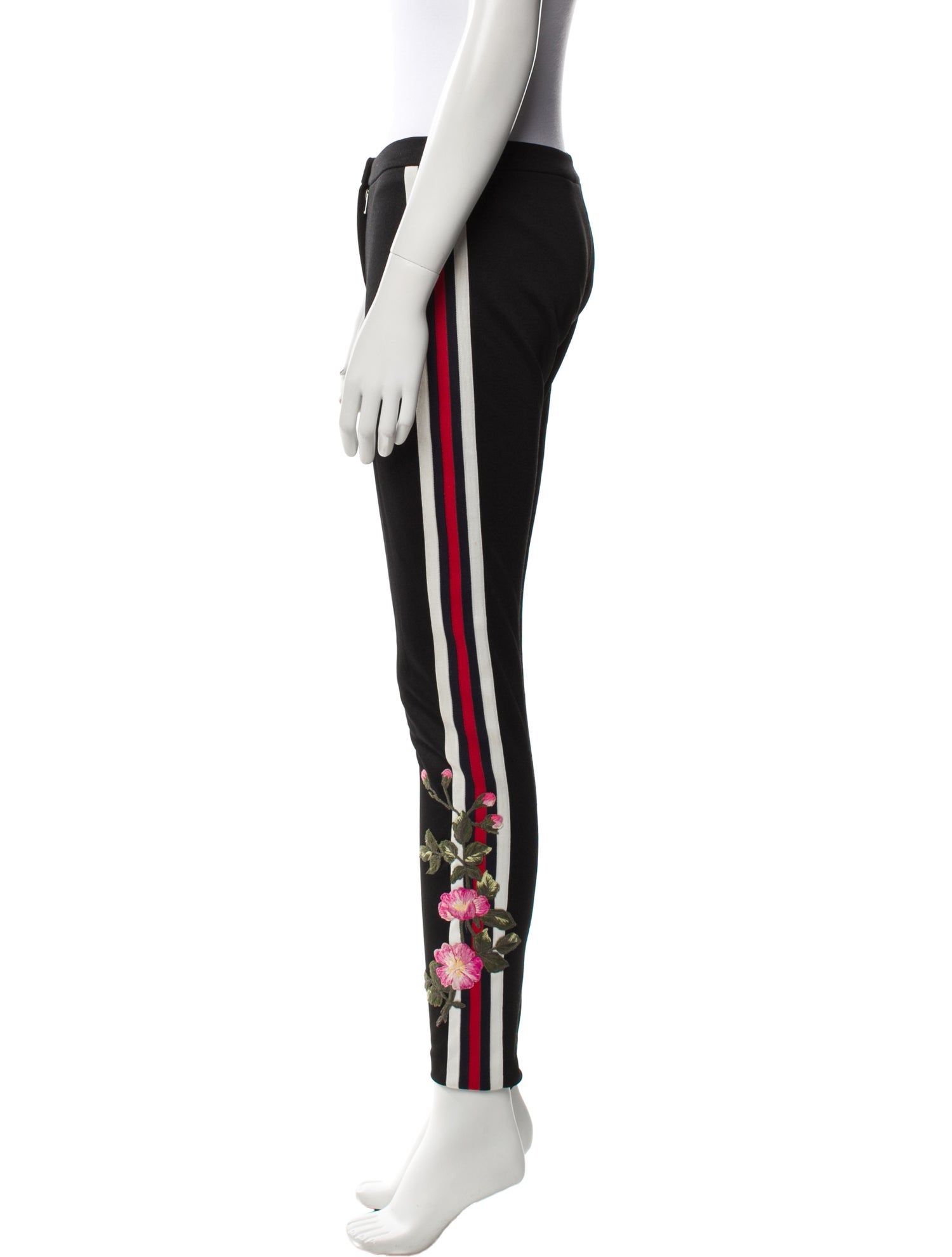 Gucci Striped Skinny Leg Pants