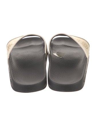 Gucci Canvas Printed Slides