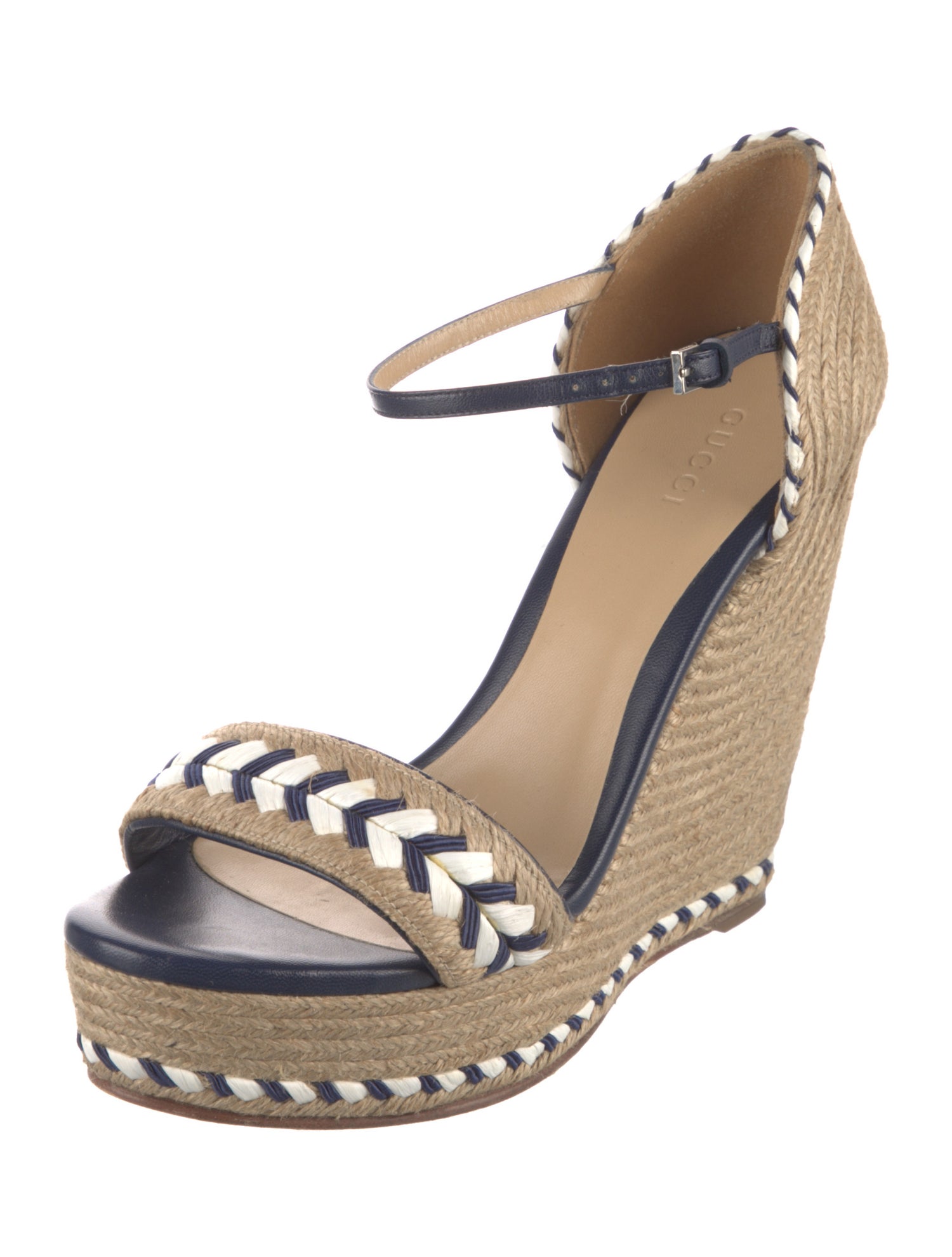 Gucci Raffia Espadrilles