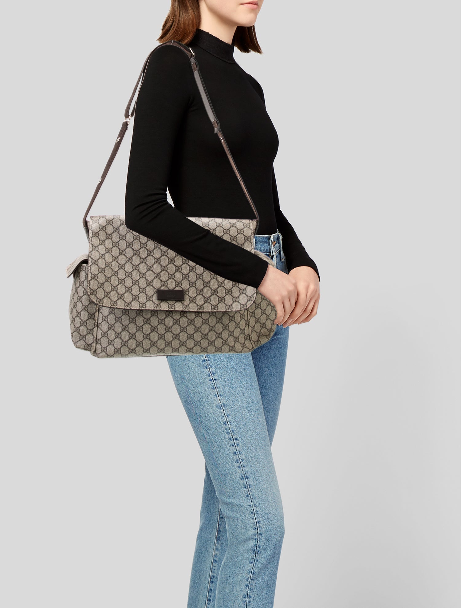 Gucci Coated Canvas GG Diaper Bag