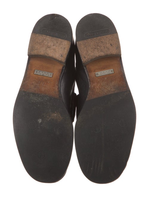 Gucci Horsebit Accent Leather Loafers