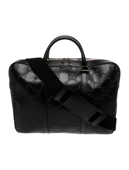 Gucci GG Embossed Briefcase