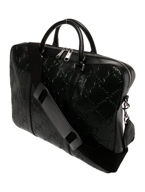 Gucci GG Embossed Briefcase