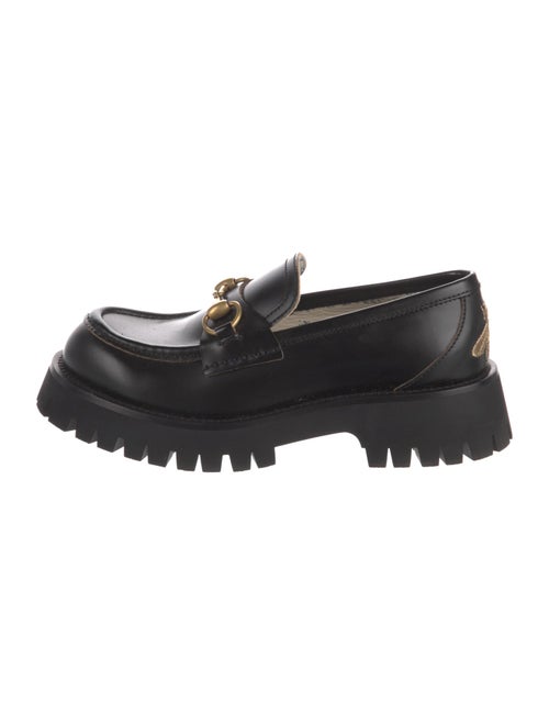 Gucci Horsebit Accent Leather Loafers