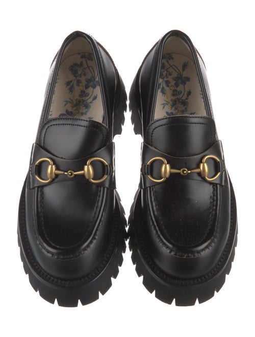 Gucci Horsebit Accent Leather Loafers