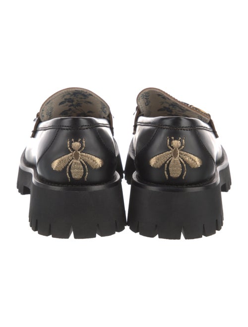 Gucci Horsebit Accent Leather Loafers