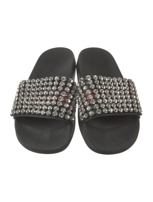 Gucci Sylvie Web Accent Rubber Slides