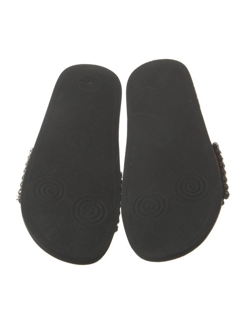 Gucci Sylvie Web Accent Rubber Slides