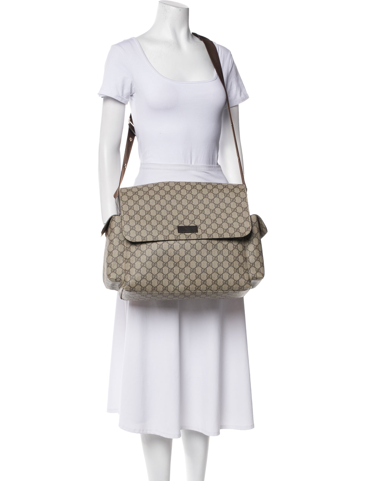 Gucci GG Supreme Print Diaper Bag