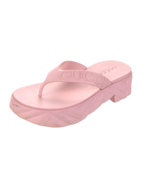 Gucci Thong Tarifa Rubber Flip Flops