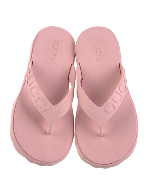 Gucci Thong Tarifa Rubber Flip Flops