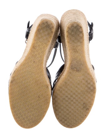 Gucci Penelope Microguccissima Pattern Espadrilles