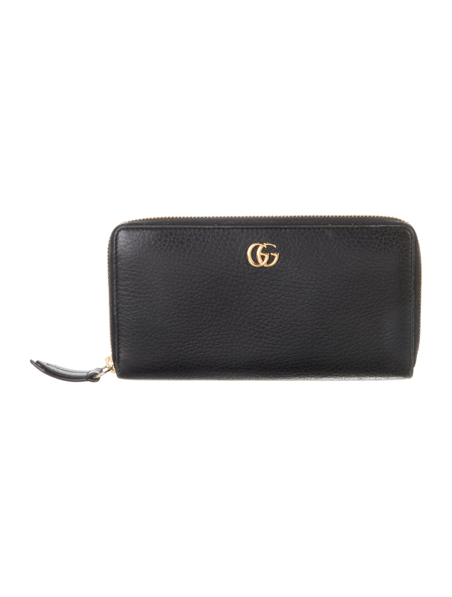 Gucci Double G Logo Leather Continental Wallet