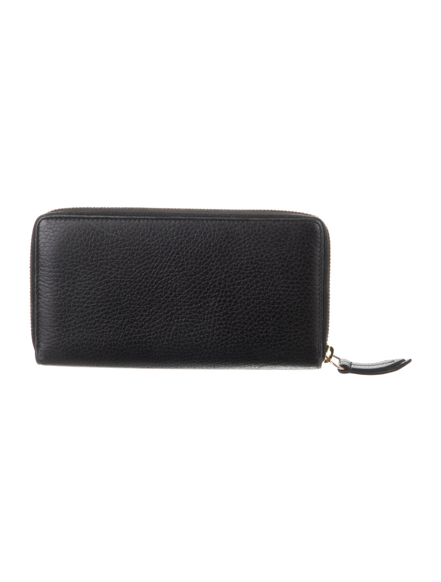 Gucci Double G Logo Leather Continental Wallet