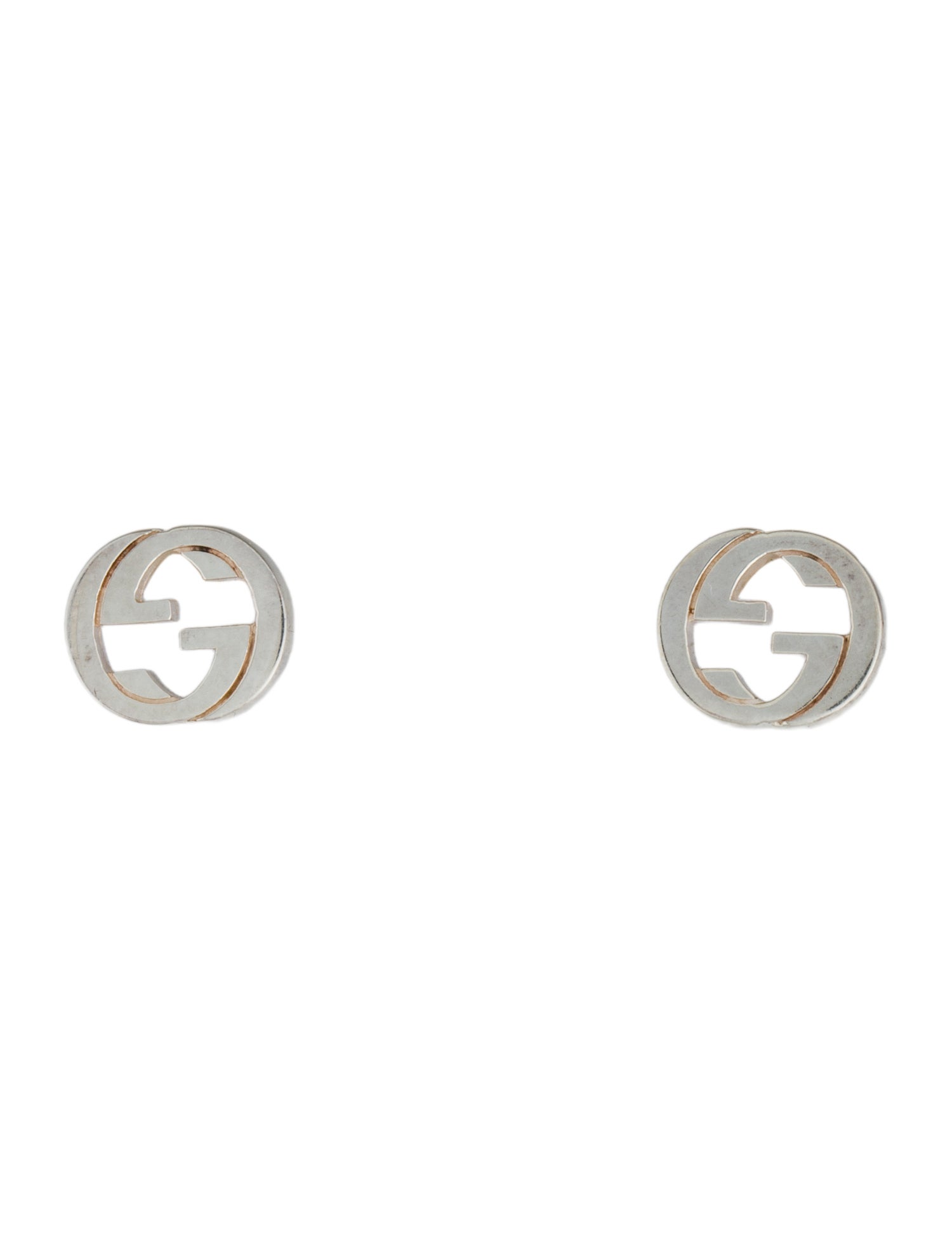 Gucci Interlocking G Stud Earrings