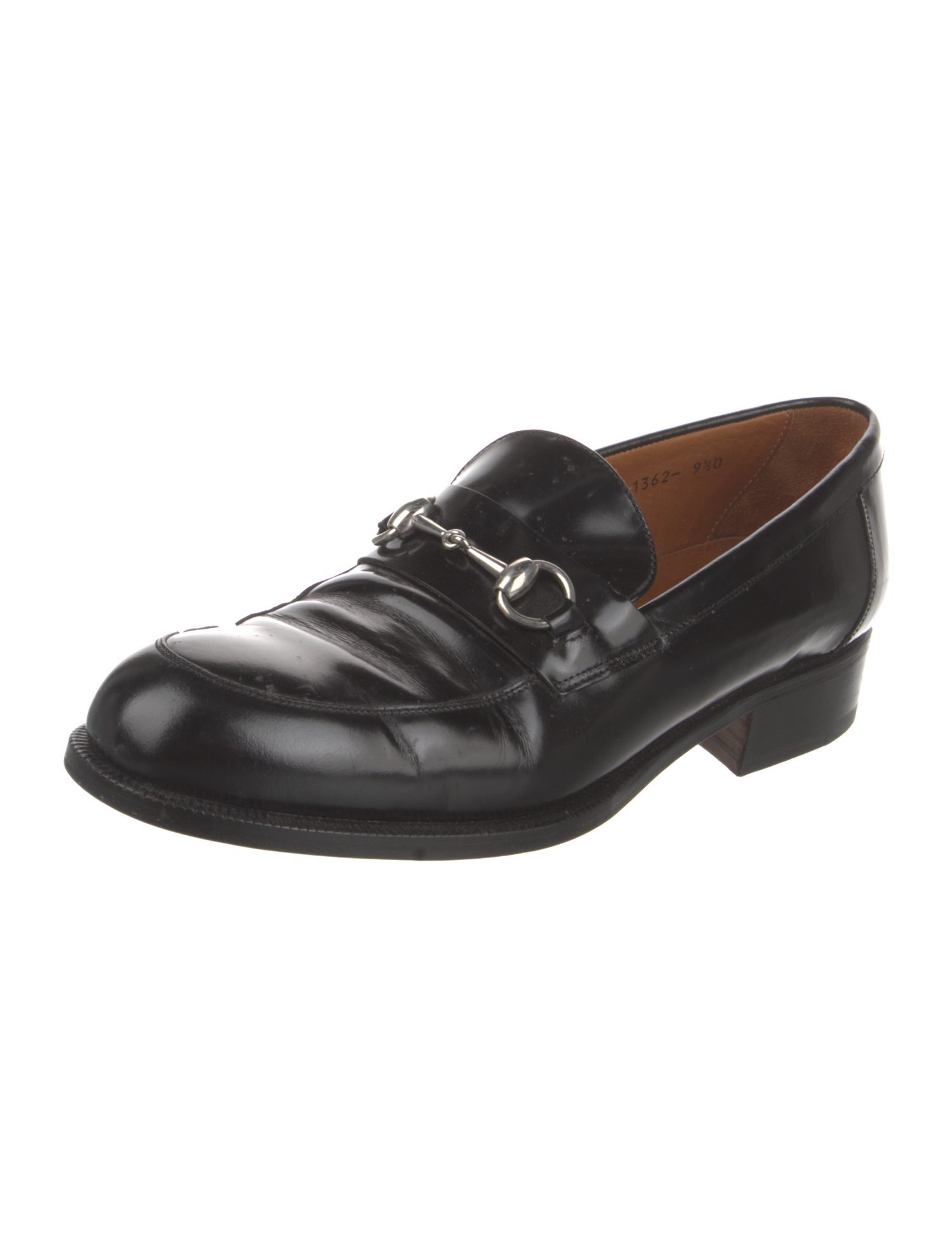 Gucci Horsebit Accent Leather Dress Loafers