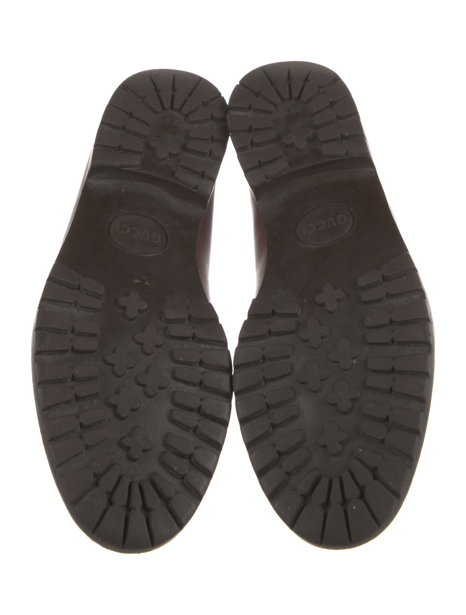 Gucci Horsebit Accent Leather Loafers