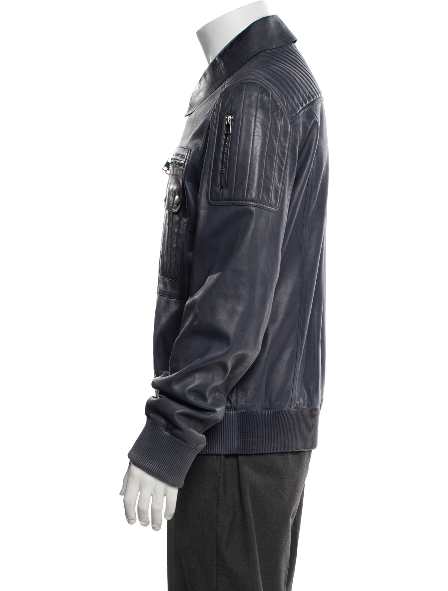 Gucci 2010's Leather Moto Jacket