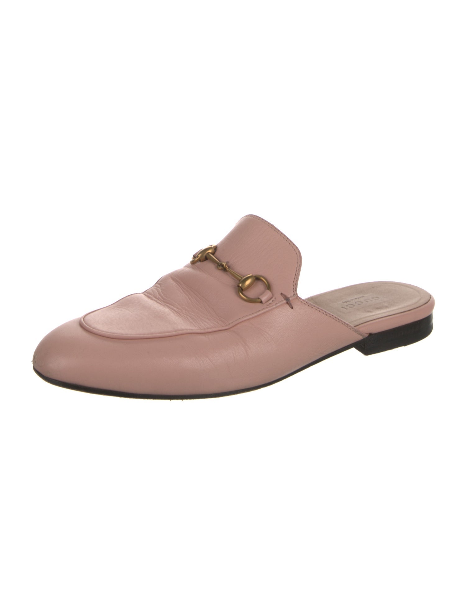 Gucci Horsebit Accent Leather Mules