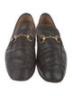 Gucci Horsebit Accent Leather Loafers