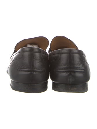 Gucci Horsebit Accent Leather Loafers