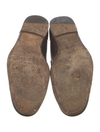 Gucci Horsebit Accent Leather Loafers