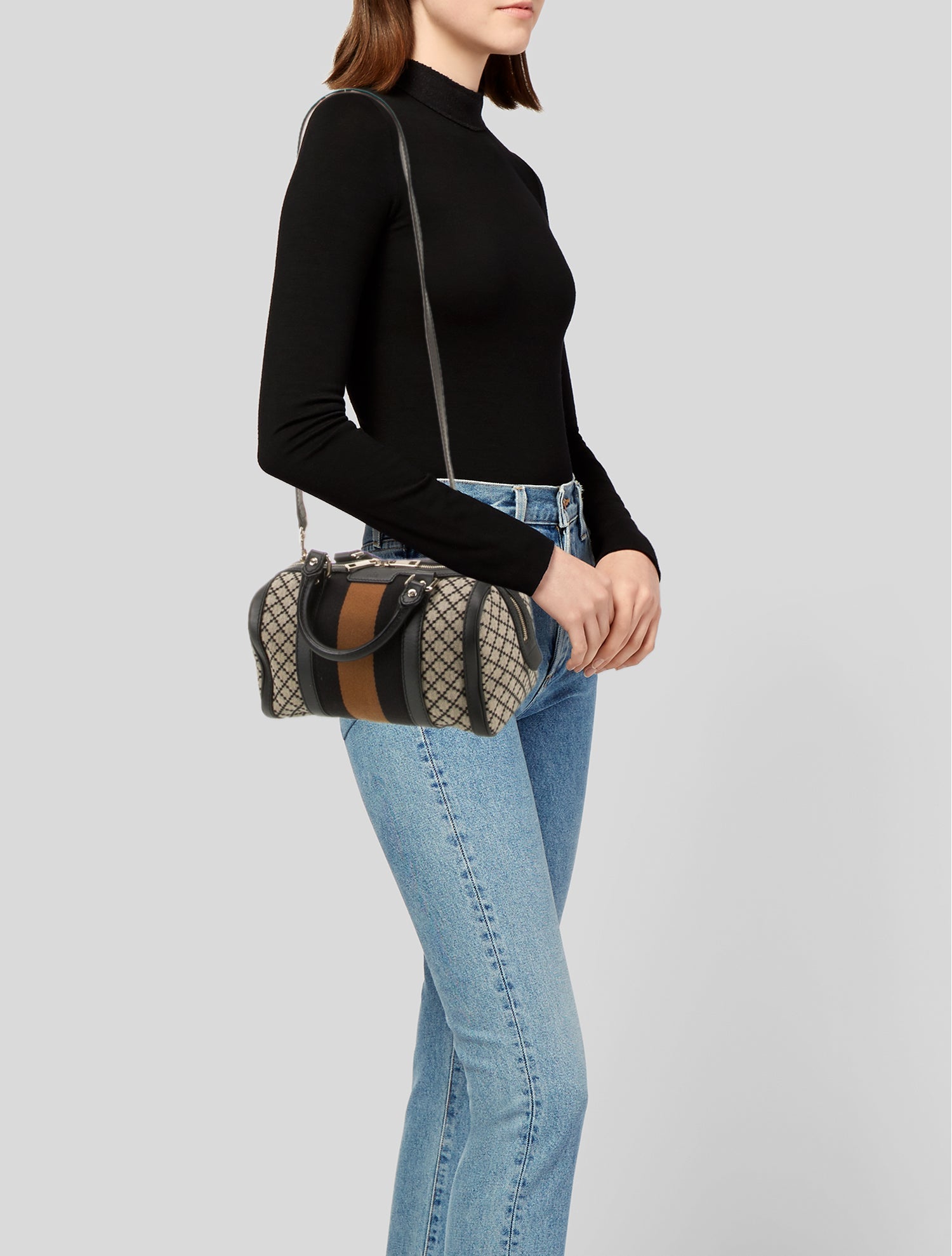 Gucci Web Web Boston Small