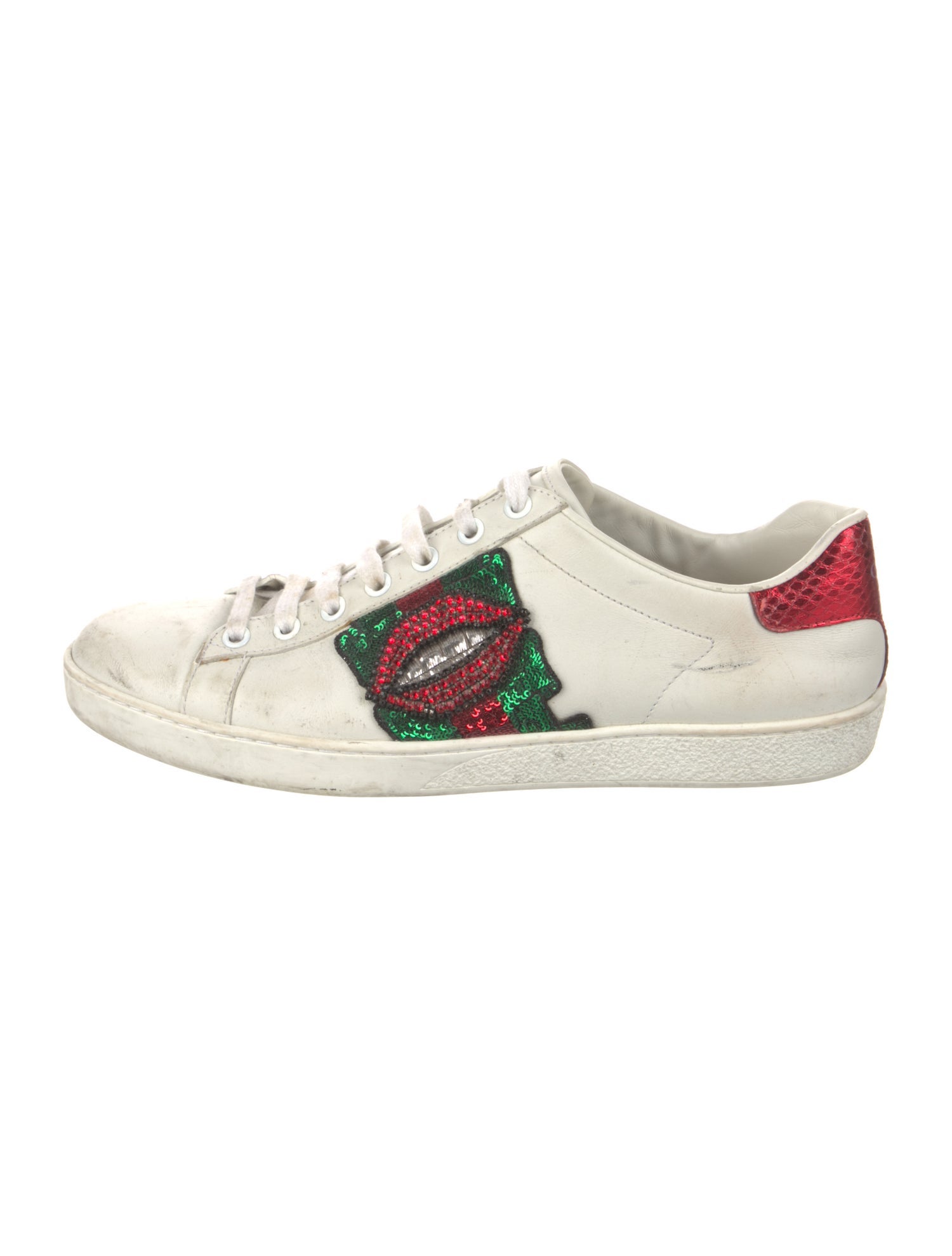 Gucci Ace Low 'Lips Sequin' Sneakers