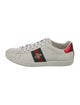 Gucci Web Accent Leather Sneakers