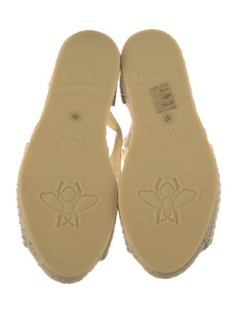 Gucci Jute Espadrilles