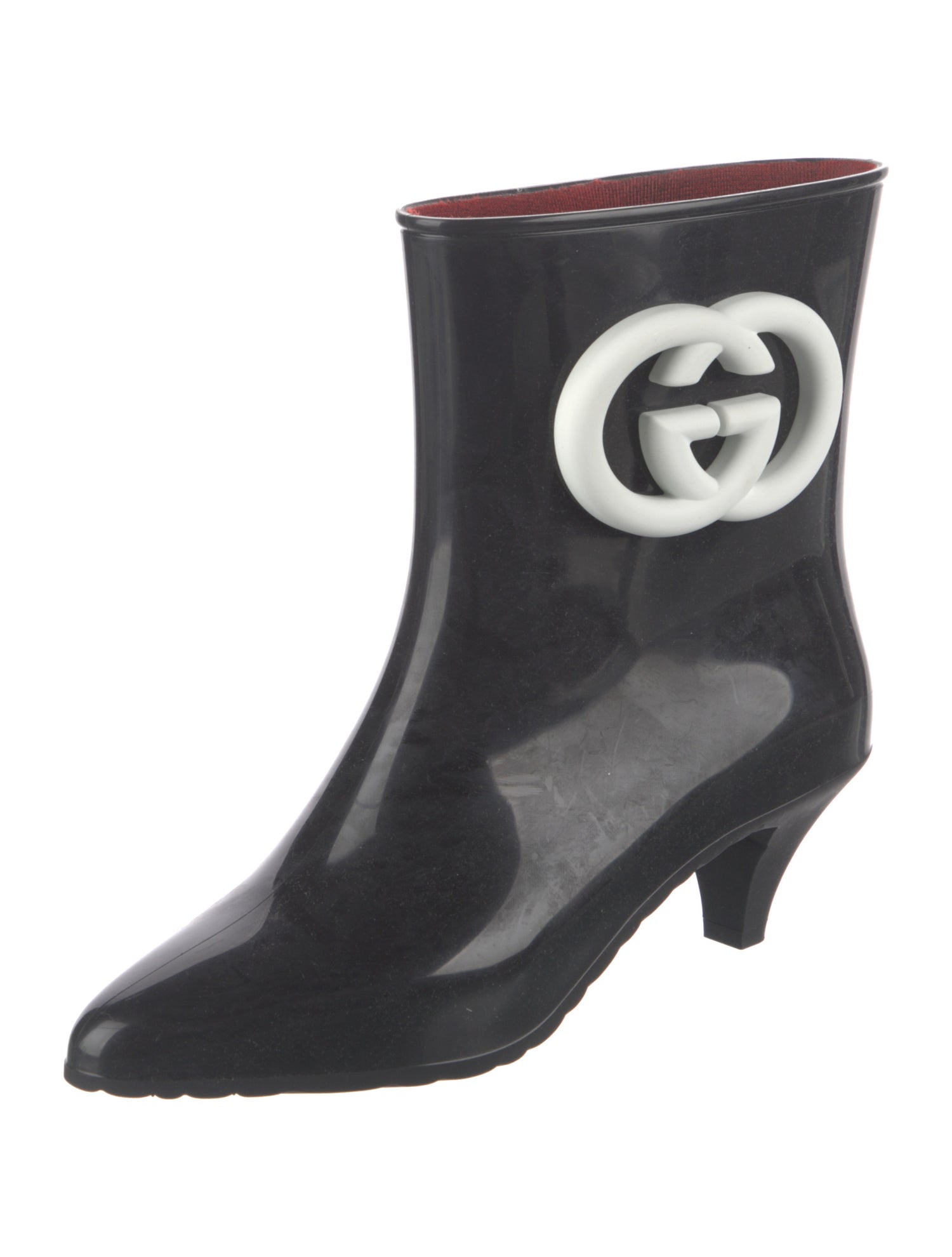 Gucci Interlocking G Logo Rubber Rain Boots