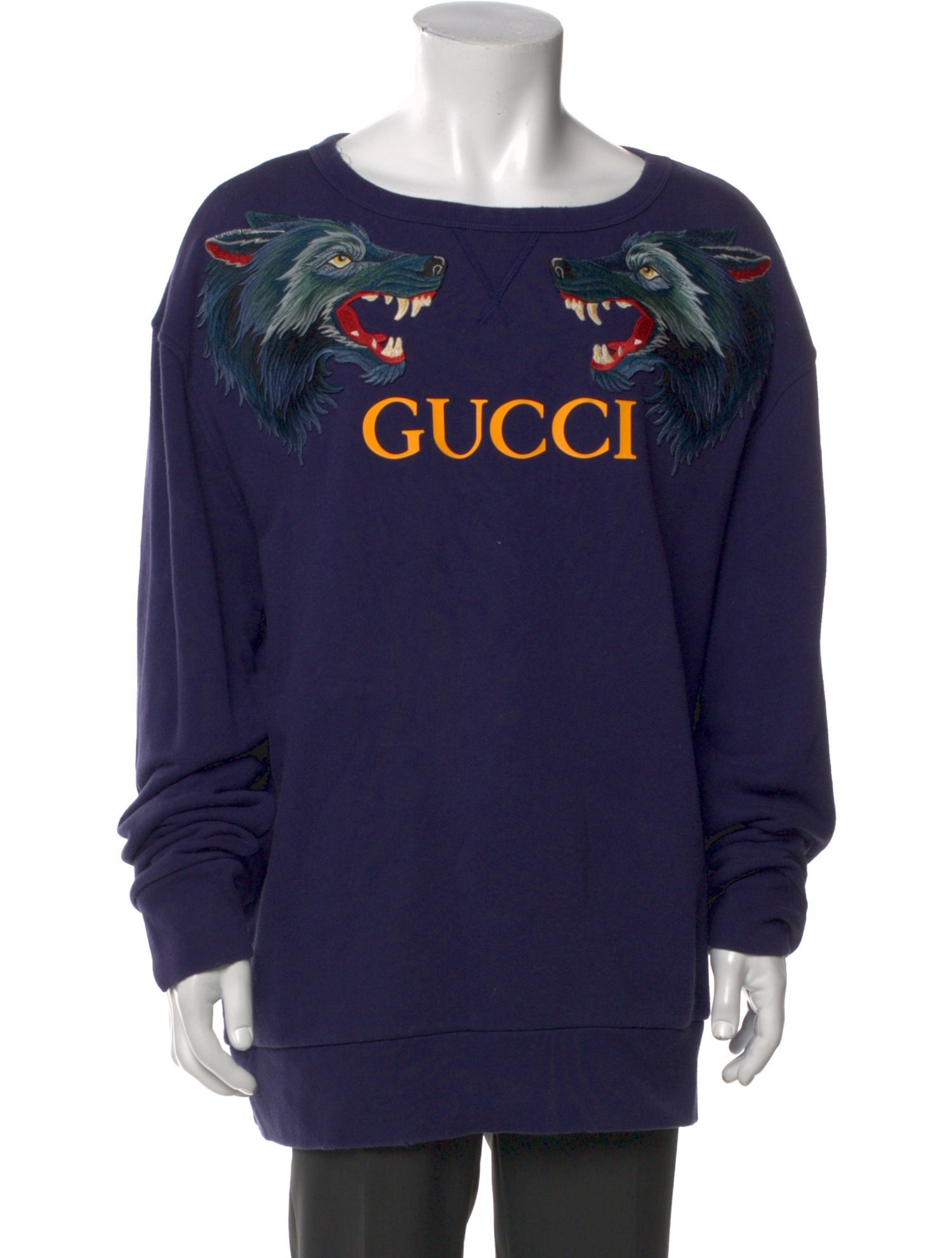 Gucci Graphic Print Crew Neck Sweatshirt